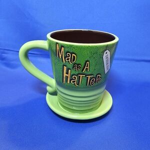 Disney Wonderland Tea Green Saucer